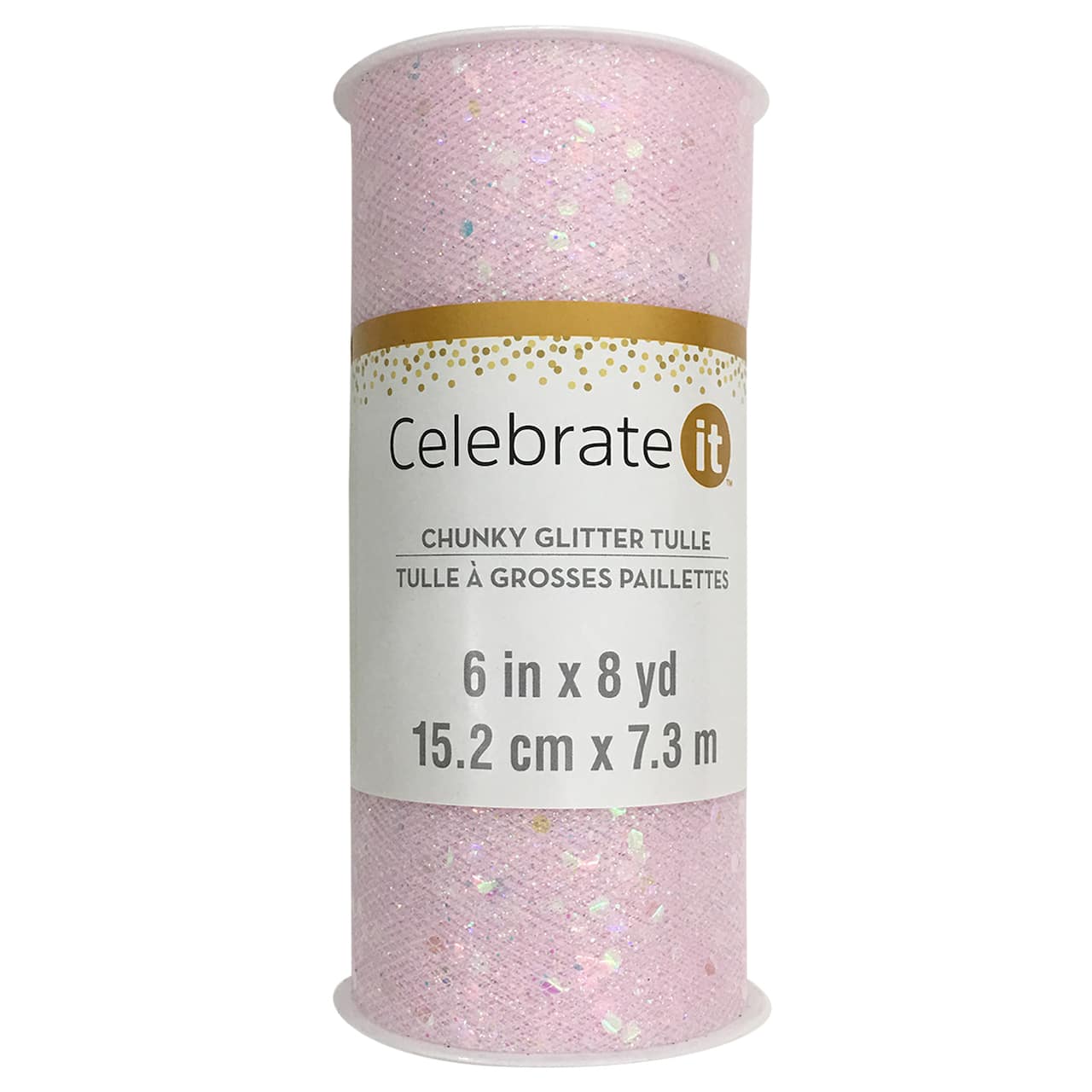 24 Pack: 6" x 8yd. Chunky Glitter Tulle by Celebrate It™